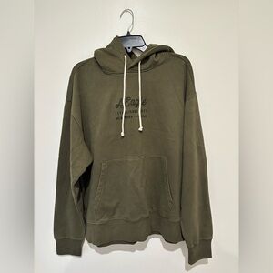 Men’s American Eagle hoodie Green Brand New size Large